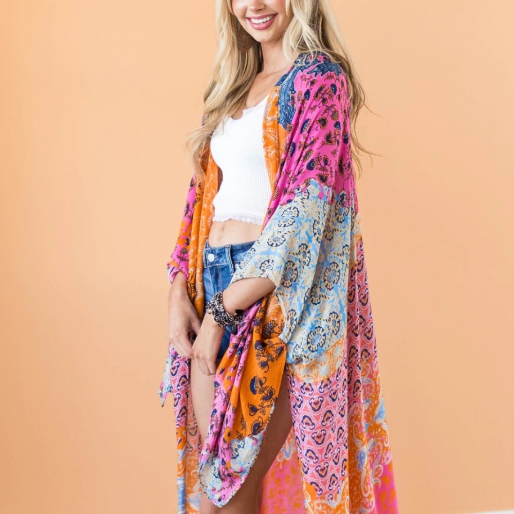 RUGGINE Floral Kimono